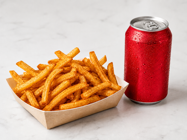 Fries + Can Soda Meal.
