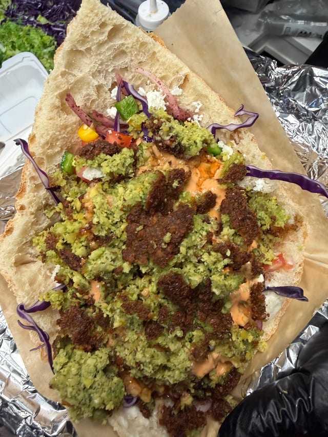 Traditional Falafel Doner.