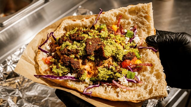 Traditional Falafel Doner.