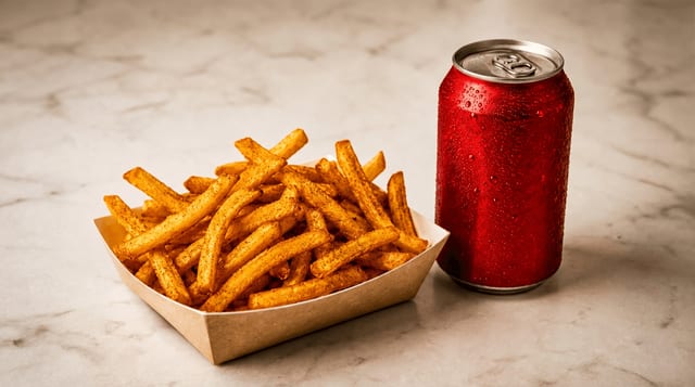 Fries + Can Soda Meal.