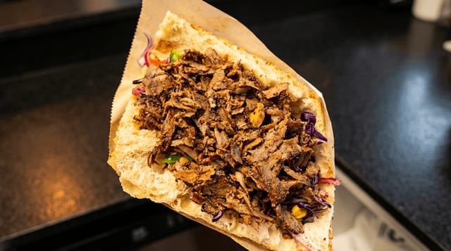 Traditional Beef + Lamb Doner.