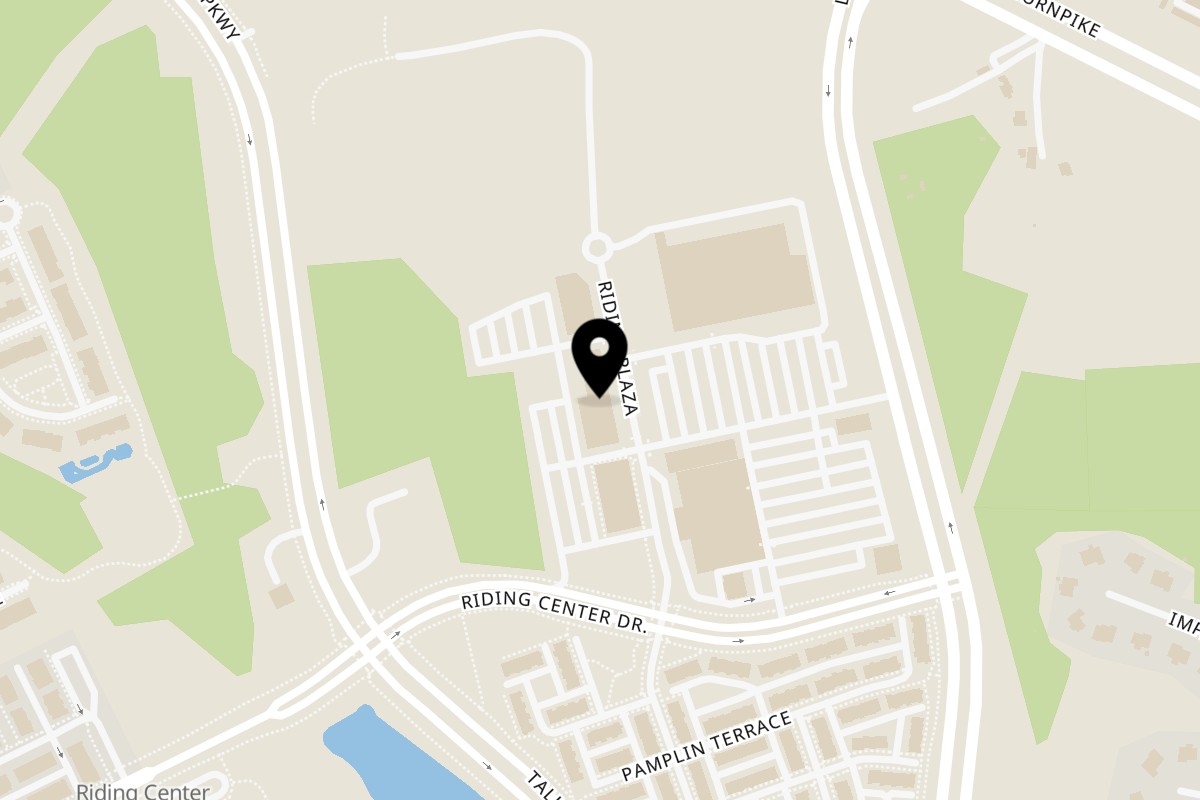 Map showing the location of Hakiki Doner Kebab on 25031 Riding Plz #140 in Chantilly